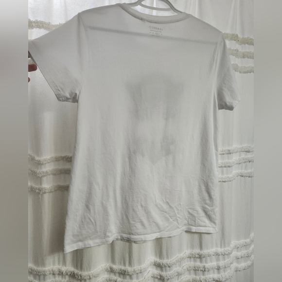 NWOT, Guess Eco,.Black and White Cat Mask Tee. 100% Organic Cotton . Size Medium - Picture 4 of 7